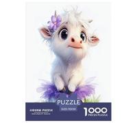 Vache Highland Puzzle 1000 Pièces Educa Jouet en Bois Divertissement Créatif De l'art De La Décoration Jeu Éduchatif Challenge Toy Adultes Et Enfants À Partir De 14 Ans 70x50cm/1000pcs