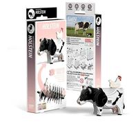 EUGY – Puzzle 3D – Vache Holstein N°079 – Jouet créatif en carton recyclé