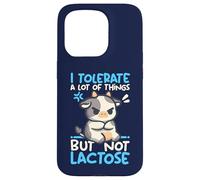 Vache : Je tolère Beaucoup de Choses mais Pas Le Lactose. Coque pour iPhone 15 Pro