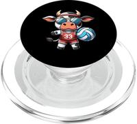 Vache Joueur De Volleyball Cool 33 PopSockets PopGrip pour MagSafe