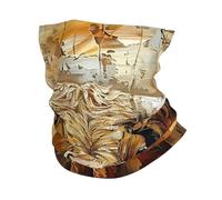 Vache Longhorn, Pâturage Rural du Texas, Style Western Rustique Unisexe Cache Cou Coupe-Vent Tour De Cou Séchage Rapide Snood pour Vélo Yoga Sport Voyage