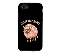 Vache Mignonne des Highlands avec Barbe à Papa drôle Coque pour iPhone SE (2020) / 7/8