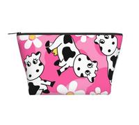 Vache Mignonne, Trousse de Toilette Trousse de Maquillage Sac à cosmétiques Trousse de Toilette de Voyage Portable