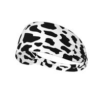 Vache (Petits caractères),Bandeau de Sport Unisexe, Bandeau élastique Multi-usages pour Cheveux