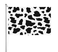 Vache (petits caractères),Drapeau de jardin, bannière décorative, drapeau double face, 2 x 3 pieds, pour extérieur et intérieur