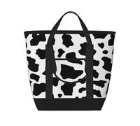 Vache (petits caractères),Sacs à lunch isothermes de grande capacité pour femmes et hommes