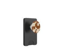 Vache Pois Marron Blanc Western Ranch Style Art Art PopSockets PopWallet pour MagSafe