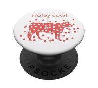 Vache sacrée, C'est Une Vache trouée PopSockets PopGrip Adhésif