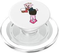 Vache Secrétaire Porte-Bloc Bureau PopSockets PopGrip pour MagSafe