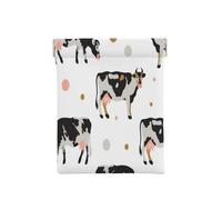 Vache tachetée de Lait Vache Noire, Sac de Rangement pour Femmes, Portefeuille supérieur à Presser, Petit Porte-Monnaie, Pochette de Changement