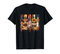Vache tournesol style campagnard T-Shirt