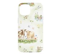 Vaches, agneaux, Canards, cottagecore, Campagne, Ferme, Graphique Coque pour iPhone 15