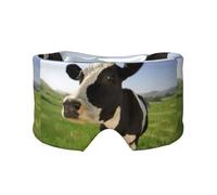 Vaches au pâturage,Masque pour les yeux bloquant la lumière Cache-yeux et cache-oreilles pour le sommeil