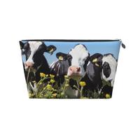 Vaches Blanches Noires, Trousse de Toilette Trousse de Maquillage Sac à cosmétiques Trousse de Toilette de Voyage Portable