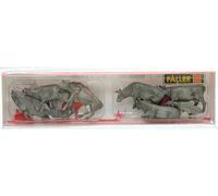 Faller H0 Vaches de montagne peint, debout, allongé