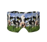 Vaches hollandaises,Masque pour les yeux bloquant la lumière Cache-yeux et cache-oreilles pour le sommeil