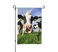 Vaches néerlandaises,Drapeau de jardin décoratif double face pour intérieur et extérieur, 30 x 45 cm