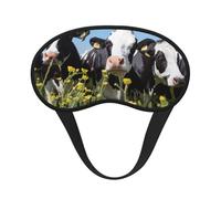 Vaches noires et blanches,Masques de sommeil occultants, cache-yeux couvrants, masques de sommeil anti-lumière