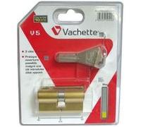 Vachette V5 SYNKRO - Cylindre de Serrure Débrayable 30x30 mm Laiton, 5 Goupilles, Cylindre de sûreté - Porte d'entrée, Portes extérieures, Porte de Service, Portes intérieures, 3 Clés