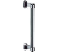 Vachette Poignée de porte renvoyée aluminium Entraxe 220 mm Ø 25 mm