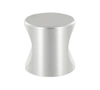 Vachette Bouton de Meuble ACTUEL Ø30mm - Poignée Idéale pour Tout Type de Meuble, Placard, Tiroir, Commode - Design Rond Contemporain Facile à Combiner - en Aluminium Robuste et Durable - Argent