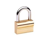 Vachette Cadenas de Sécurité à clé Ulysse en Laiton 45mm 1313-45/SC Résistance élevée aux intempéries, Utilisation extérieure et intérieure, Haute résistance à la traction, Anse Acier Cémenté, 3 Clés