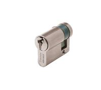 Vachette Demi-cylindre de serrure FIRST 1 entrée 30x10 mm 5 goupilles 3 clés Nickelée Garantie 2 ans