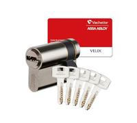 Vachette – Demi-cylindre VELIX 30x10 Nickelé, 5 clés réversibles, anti-bumping, brevet 2036