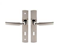 Poignées sur plaques clé L - aluminium platine - Artis VACHETTE