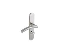 Vachette ENSEMBLE LINOX PALIERE-494 GAUCHE/PLAQUE 6327 ENTRAXE 195 CLE I INOX