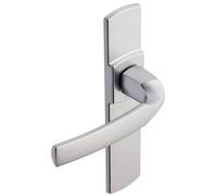 Vachette Ensemble Poignée de Tirage Extérieure et Poignée Standard Intérieure ARTIS - Réversible Droite/Gauche - Clé I Porte Palière - Entraxe 165 mm - en Zamak - Garantie 10 Ans - Chrome Velours