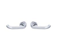 Vachette Paire de béquilles inox BEZAULT 2 coude LC2 rosette 80342