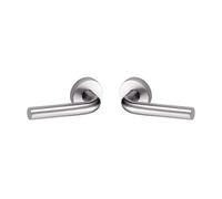 Vachette Poignée de porte Linox 491 - Béquille Droite sur Rosace Ronde - Portes Épaisseur 30 à 48 mm - Rosace Vendue Séparément - Carré de 7 mm - Garantie 2 ans - en Acier Inoxydable Résistant