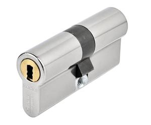 Vachette Radialis - Cylindre de Serrure 32,5x32,5 mm pour Porte Extérieure/Entrée | Très Haute Sécurité, 4 Clés Incopiables, Carte de Propriété, Inox