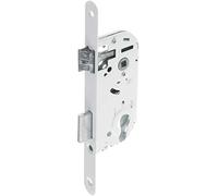 Vachette Serrure à encastrer D4500 – Axe 40 mm, coffre 135 mm, trou de cylindre, réversible, blanc