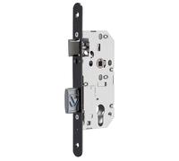 Vachette Serrure à Encastrer trou de cylindre, Axe à 40mm, Coffre 150mm, Certifiée NF Niveau 3 - D455 - Réversible sans démontage, Verrouillage 2 tours, Têtière bouts ronds - Porte d'entrée - Noir