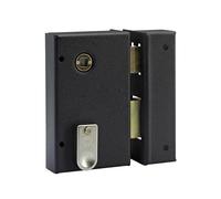 Vachette Serrure en applique verticale 67286/SC D – axe 44 mm, carré 7 mm, 2 clés, marron