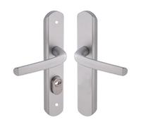 Poignées sur plaques renforcées clé I - sûreté - argent - Secumax Up VACHETTE