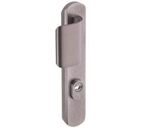Vachette Set de Poignée de Porte sur Plaque Sécumax Up - Version Porte Pallière, Entraxe 195mm - Pose Facile - en Aluminium - Protecteur de Cylindre Inox Ajustable de 5mm - Anodinox - Garantie 10 Ans