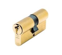 Vachette V5 - Cylindre de Serrure 35x35 mm Laiton, 5 Goupilles, Cylindre de sûreté - Porte d'entrée, Portes extérieures, Porte de service, Portes intérieures, 3 Clés