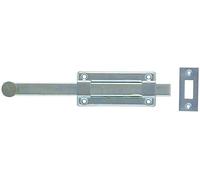 Vachette - Verrou à coulisse H platine et gâche acier zingué / 18