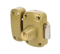 Vachette Verrou de porte Cylindre Double CYCLOP - Ouverture à Clé extérieur et intérieur - Cylindre ø 23 mm, Longueur 45 mm, 5 goupilles - 67603-45/SC - Anti crochetage - 3 clés