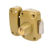 Vachette Verrou de porte Cylindre Double CYCLOP - Ouverture à Clé extérieur et intérieur - Cylindre ø 23 mm, Longueur 40 mm, 5 goupilles - 67603-40/SC - Anti crochetage - 3 clés