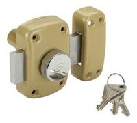 Vachette - Verrou de securite Vachette Cyclop a bouton pour porte 38 a 42 mm G
