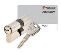 Vachette VOLT Cylindre de Serrure 30x40 mm pour Porte Entrée, 6 Goupilles, 4 Clés Incopiables G