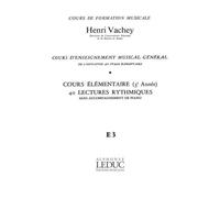 Vachey Cours Enseignt Musical General / Choral Score