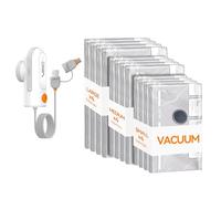VACKFOX 12 Pack Sacs sous Vide Voyage avec Pompe USB & TYPE C,Cubes Compression Bagages,Sacs Compression Voyage Space Saver & Sacs Rangement sous Vide Vacances(Gris)