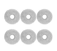 Vacking 6 Serpillières Compatibles pour Xiaomi X20+, pour Dreame l10s Ultra / l10s pro Ultra heat / l40 ultra / X40 / X50 Ultra Complete, pour Roborock Qrevo Series/Saros 10R, pour Mova E30 Ultra