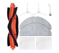 VACKING Kit d'accessoires Compatible avec Xiaomi S20 : 1 Brosse, 2 Filtres HEPA, 2 Brosses Latérales, 2 Lingettes de Nettoyage