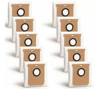 VACKING Lot de 10 sacs à poussière de rechange compatibles avec Eufy L50 SES, L60 SES, L60 Hybrid SES station auto-vide, pièces de rechange pour aspirateur robot
